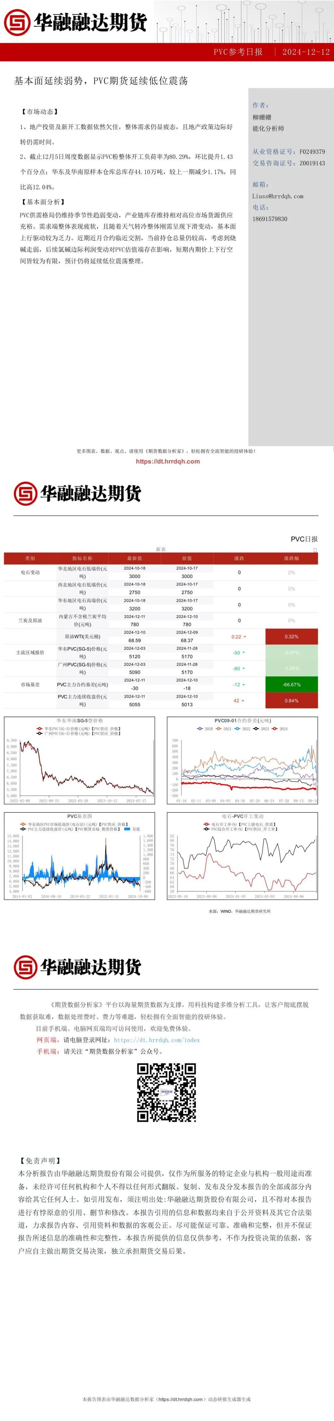 基本面延续弱势，PVC期货延续低位震荡