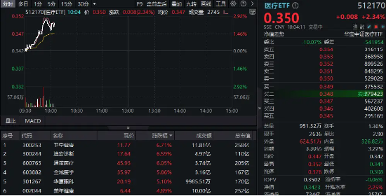 全国首个罕见病AI大模型发布！AI医疗卷土重来，卫宁健康领涨，医疗ETF（512170）上探2.63%！